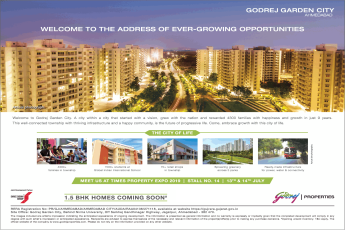 Book 1.5 BHK homes at Godrej Garden City, Ahmedabad